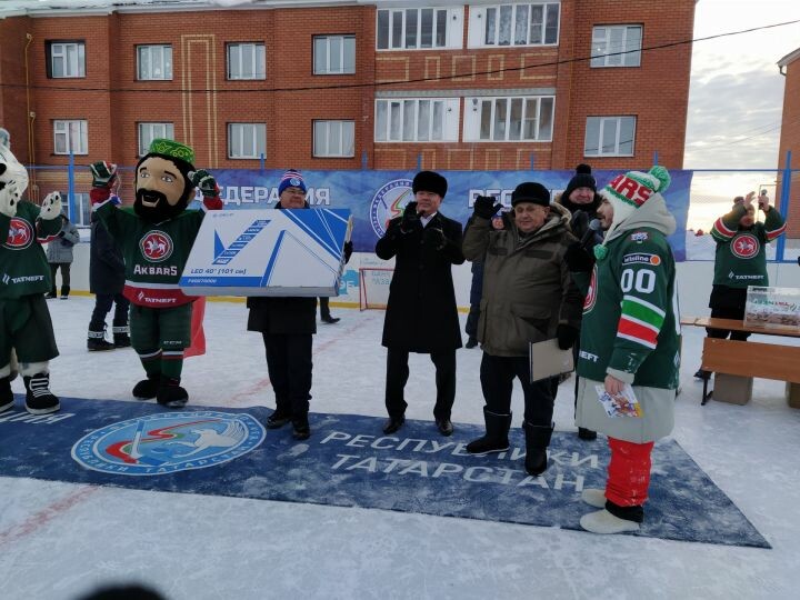 Татарстанның Хоккей федерациясе Арча районында спорт бәйрәме уздырды