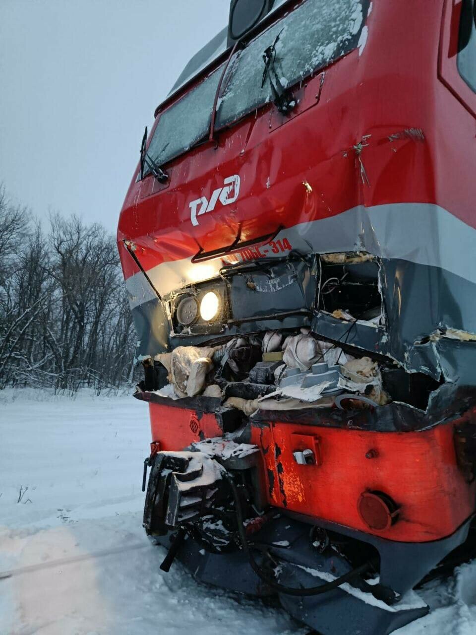 Ульяновск өлкәсендә поездлар бәрелешкәч, 25 кеше зыян күргән