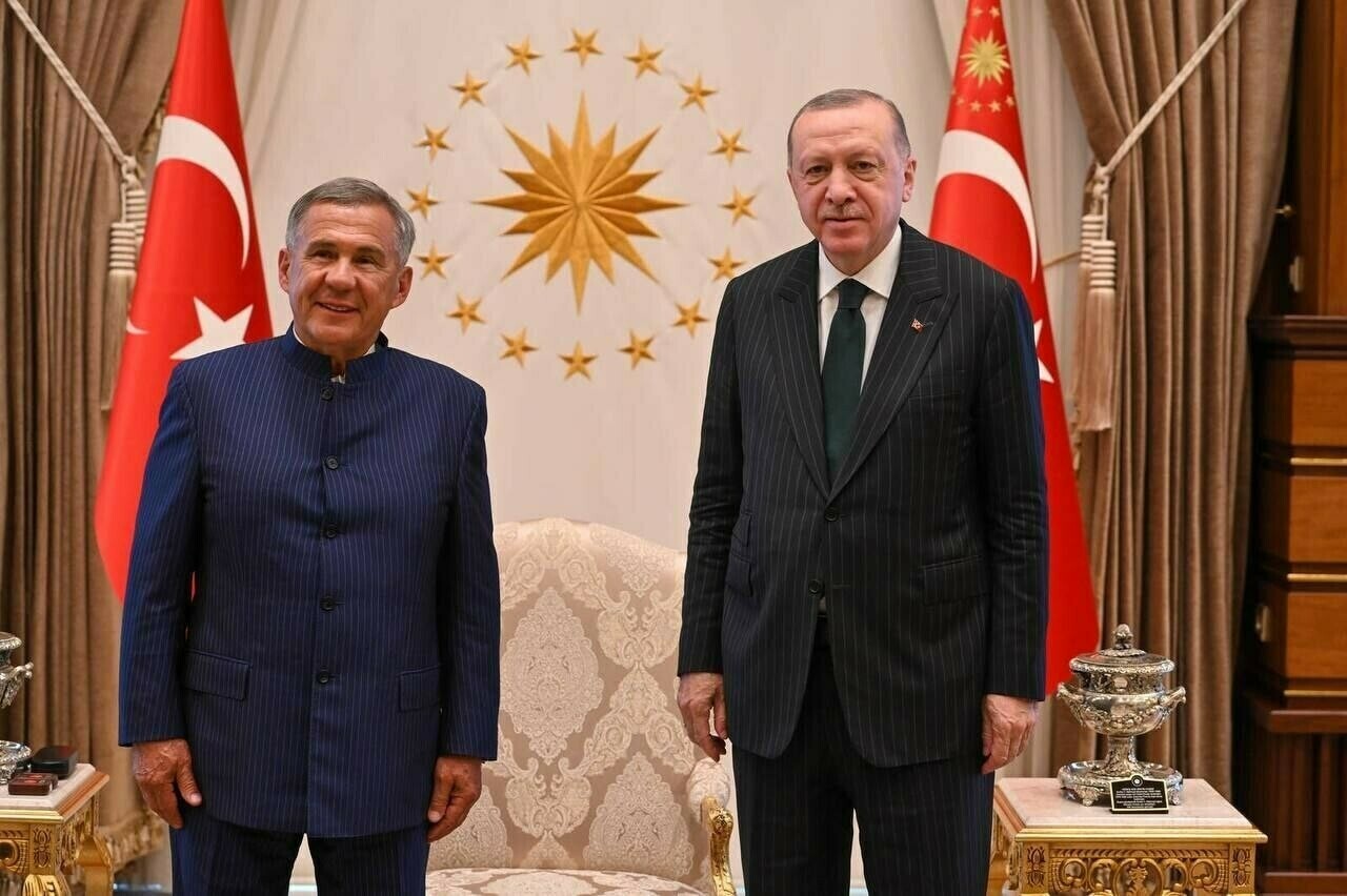 Рөстәм Миңнеханов Төркия Президенты Рәҗәп Тайип Эрдоганны 70 яшьлеге белән котлады