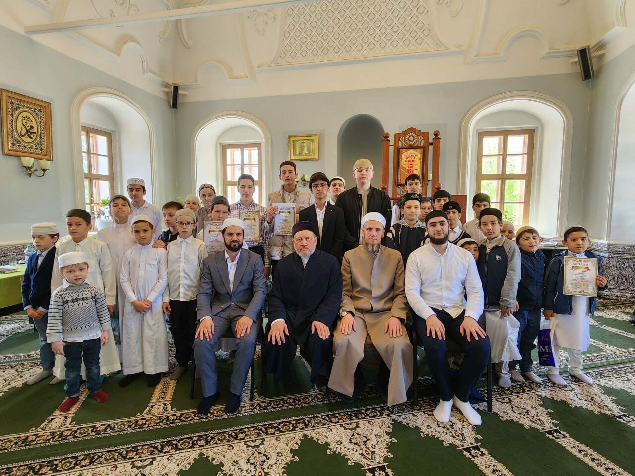 Апанай мәчетендә балалар арасында Коръән укучылар бәйгесе узды