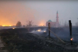 Янгында каза күргән Эчкенгә ярдәм илткән мөселманнар халыкка хәләл ризык кирәген әйтә