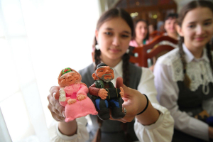 Мәктәп музейларының рухи тәрбиясе темасына багышланган чарадан фоторепортаж