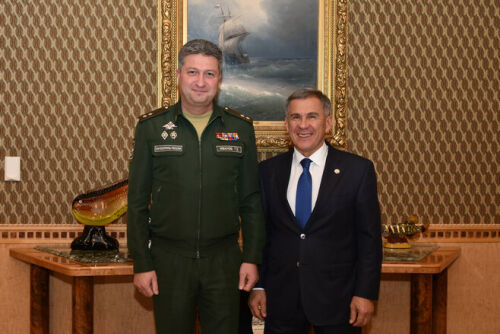 Рөстәм Миңнеханов Россия оборона министры урынбасары белән хезмәттәшлек турында фикерләште