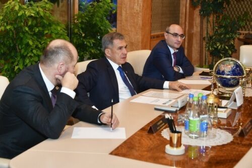 Р.Миңнехановка Татарстан Милли банкының яңа идарәчесе Марат Шәрифуллинны тәкъдим иттеләр