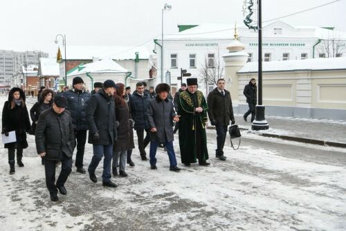 Рөстәм Миңнехановка бүген Каюм Насыйри урамы үсеше проектын тәкъдим иттеләр