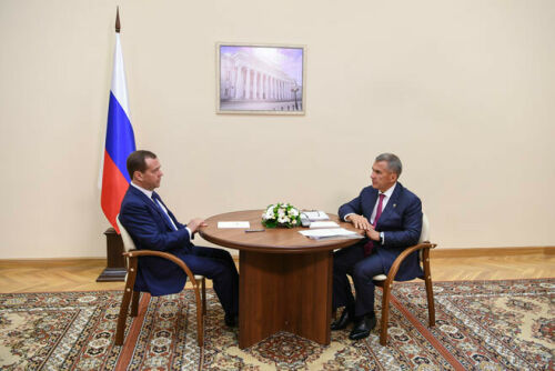 Рөстәм Миңнеханов Дмитрий Медведев белән очрашачак