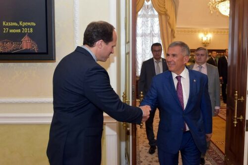 Миңнеханов: Татарстанга Германия белән элемтәләрне үстерергә кирәк