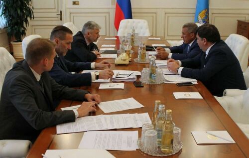 Р.Миңнеханов Россия транспорт министрына республикада юл-транспорт челтәре турында сөйләде