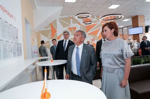 Рөстәм Миңнеханов Казанда республикада иң эре күпфункцияле үзәктә булды