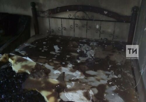 Казанда янгын вакытында әби белән бабай кечкенә оныкларын коткарган
 