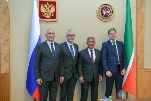 Рөстәм Миңнеханов фин компаниясе вәкилләре белән хезмәттәшлек хакында сөйләште