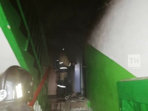 Әлмәттә янгында тугыз кеше коткарылды