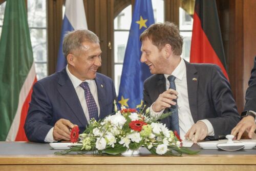 Рөстәм Миңнеханов: Татарстан һәм Саксония килешүе хезмәттәшлекне үстерүгә этәргеч бирәчәк