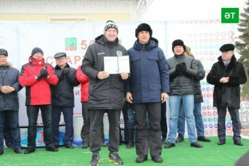 Әлмәт районында авыл яшьләре спартакиадасы җиңүчеләрен бүләкләделәр