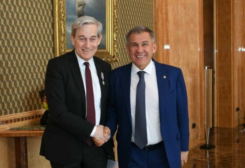 Татарстан Президенты Иван Бортников белән хезмәттәшлек мәсьәләләре буенча фикерләште