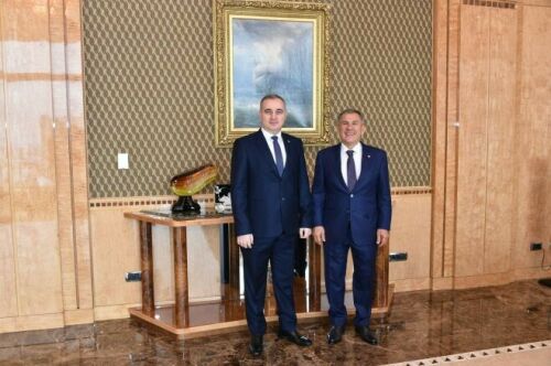 Миңнеханов Төрекмәнстан Республикасының Россиядәге илчесе Батыр Ниязлиев белән очрашты