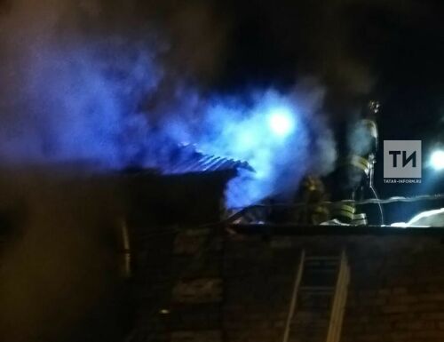 Төнлә Әлмәттә чиркәү каршындагы мәктәптә янгын чыккан