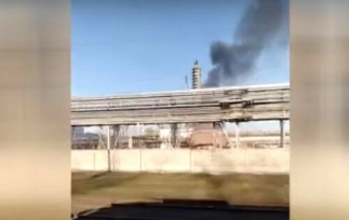 Түбән Кама сәнәгать зонасындагы янгынны видеога төшергәннәр