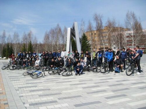 Түбән Камада велосипедчылар 8 чакрым юл үтәчәк