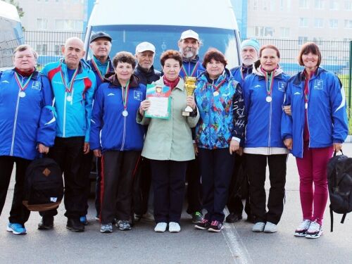 Түбән Кама пенсионерлары республика спартакиадасында бронза медаль яулаган