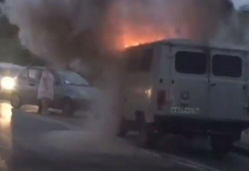 Шаһитлар Казанда ут капкан автомобильне видеога төшергән