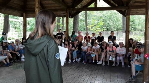 Түбән Каманың “Заря” лагеренда табигатьне саклауга багышланган дәрес үтте