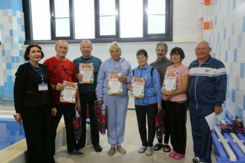 Мөслимдә өлкәннәр арасында йөзү ярышында җиңүчеләр билгеле