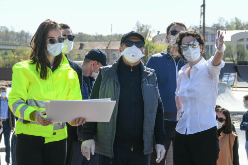 Рөстәм Миңнеханов «Урам» экстрим-паркы һәм Зур Казан боҗрасы төзелешен карады