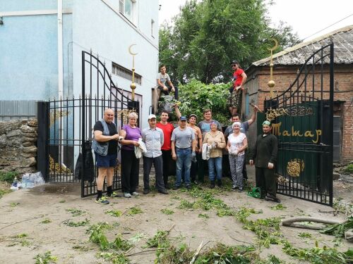 Ростов шәһәренең Иске татар зиратында беренче тапкыр өмә оештырылды