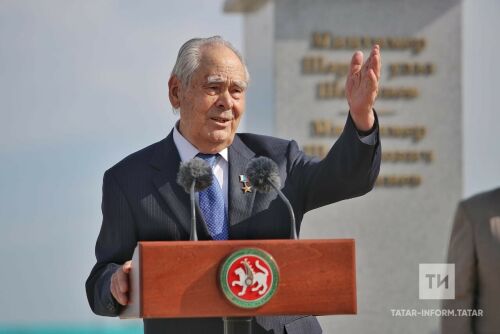 Минтимер Шәймиев бюст ачылышында: Бу — гомуми хезмәт һәм горурлык