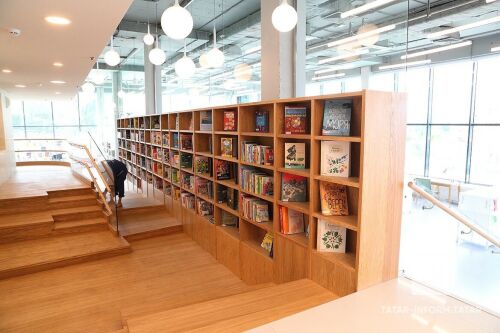 Рөстәм Миңнеханов Һәм Марат Хөснуллин Милли китапханәнең яңа бинасын карады