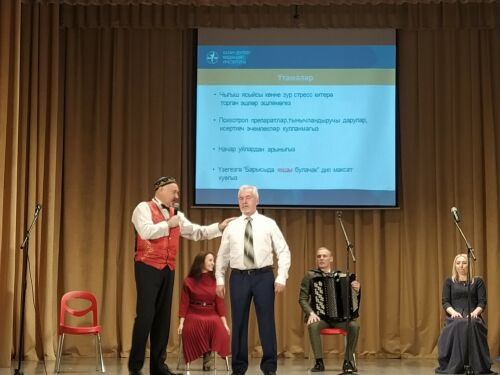 Казан белгечләре Теләче районында сөйләм теленә багышланган остаханә үткәрде