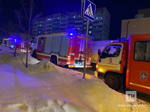 Казанның Глушко урамындагы күп катлы йортта төтен таралган