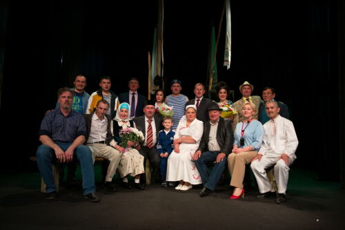 Минзәлә театры үзенең күренекле артисты Хафиз Хамматуллинны котлады