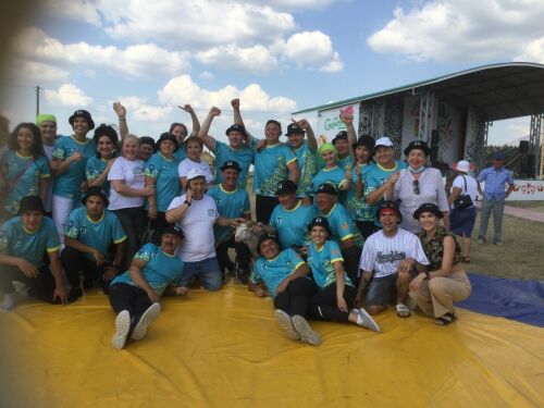 Театраль Сабантуйда Минзәлә театры артисты Нәфис Гайфуллин батыр калды