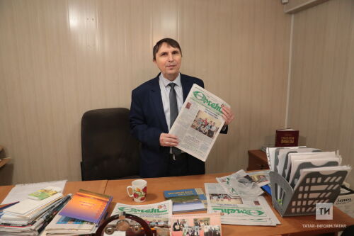 30 елдан артык гомерен «Өмет» газетасына багышлаган Исхак Хәлимов юбилеен бәйрәм итә