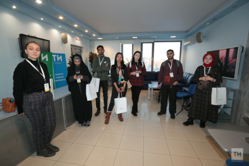 Ислам хезмәттәшлеге оешмасы илләре журналистлары «Татар-информ»да экскурсиядә булды