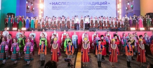 ТР Дәүләт җыр һәм бию ансамбле каршындагы балалар студиясе Мәскәүдә чыгыш ясады