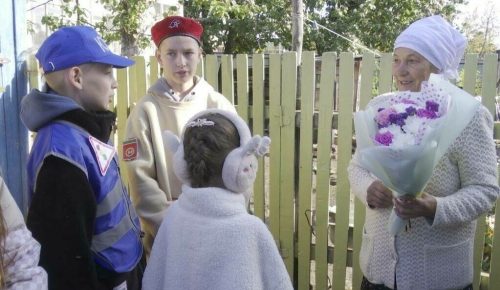 Актаныш волонтерлары улын махсус операциягә озаткан пенсионерга өй эшләрендә булышты