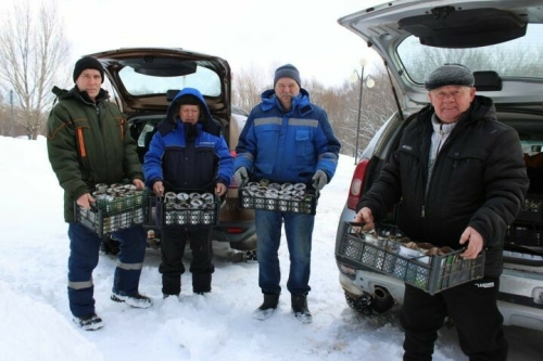 Зәй районы Шыкмай авылы халкы окоп шәмнәре ясый