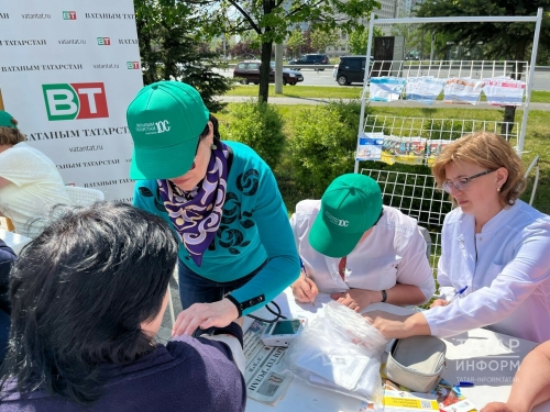 Бүген «Татмедиа» бинасы янында шикәр һәм холестеринны тикшертеп була