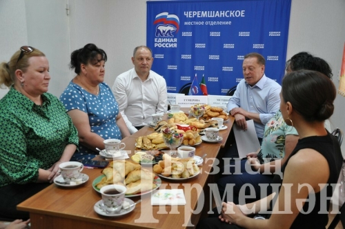 Чирмешән районында Россия Дәүләт Думасы депутаты Айдар Метшин гражданнарны кабул итте