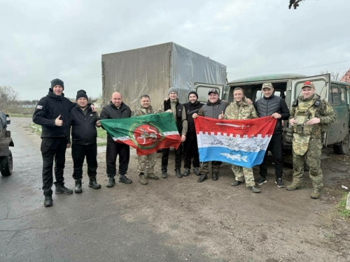 Яңа Чишмә волонтерлары махсус хәрби операция зонасына 15 тоннадан артык ярдәм алып барган