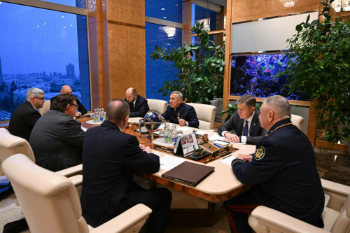 Миңнеханов Россия юстиция министры һәм Җәзаларны үтәтү хезмәте директоры белән очрашты