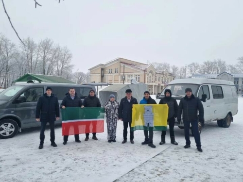 Спас районыннан махсус хәрби операциягә машина, ике мотоцикл җибәрделәр