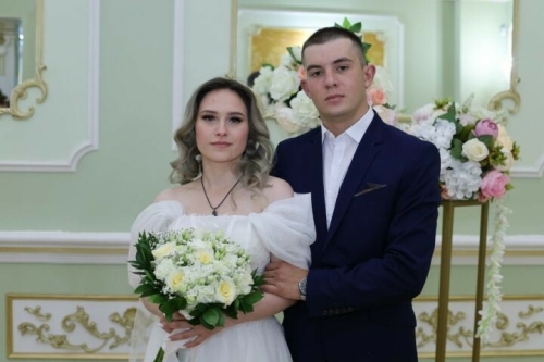 Махсус хәрби операциядә катнашучы Бөгелмәдә никахын рәсмиләштерде
