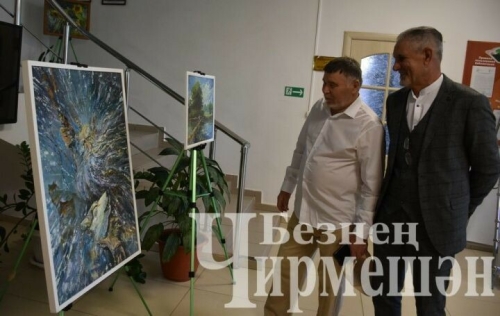 Чирмешәндә педагог һәм рәссам Фәйзелхак Вилдановның шәхси күргәзмәсе ачылды