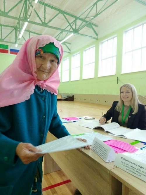 Тукай районында 94 яшьлек тыл ветераны гражданлык бурычын үтәде