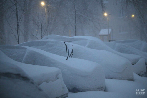 20 февральдә Татарстанда көчле кар һәм буран көтелә