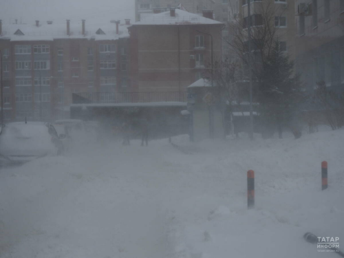 Татарстанда янәдән көчле кар һәм буран көтелә